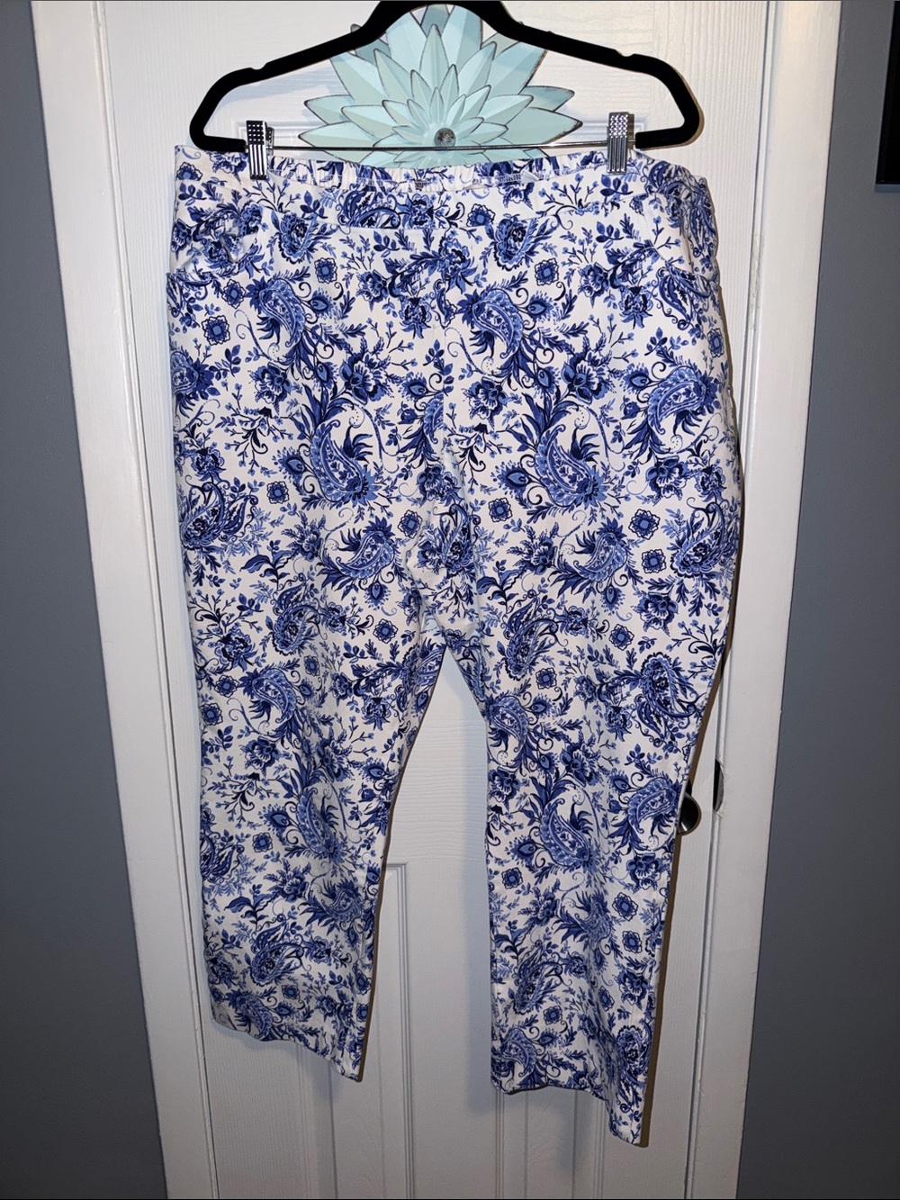 Isaac Mizrahi Paisley Pants